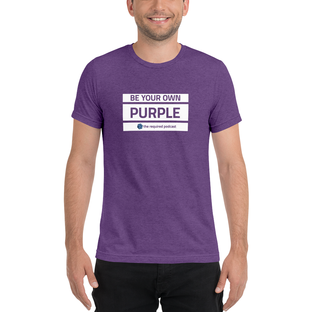 be-your-own-purple_mockup_Front_Mens_Purple-Triblend